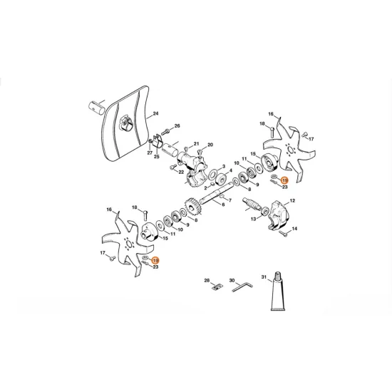 STIHL  Podkładka 8,4 9291 021 0180